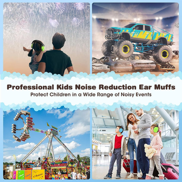 Mpow SNR 29dB Noise Cancelling Headphones for Kids,  Ear Muffs *2