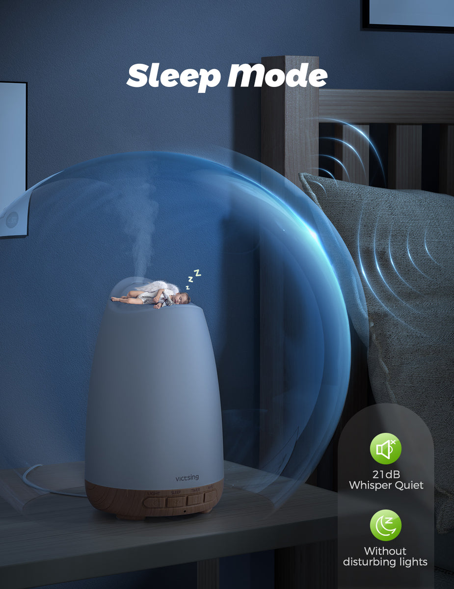 Victsing Essential Oil Diffuser 150ml Aroma Diffuser Humidifier with