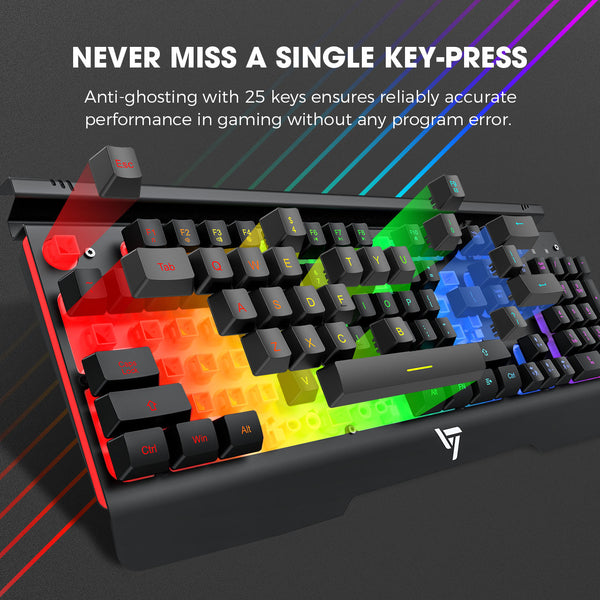 VicTsing PC265 RGB Metallic Gaming Keyboard