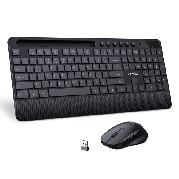 PC321 Ergonomic Wireless Keyboard Mouse Combo