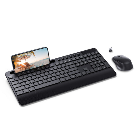 PC321 Ergonomic Wireless Keyboard Mouse Combo