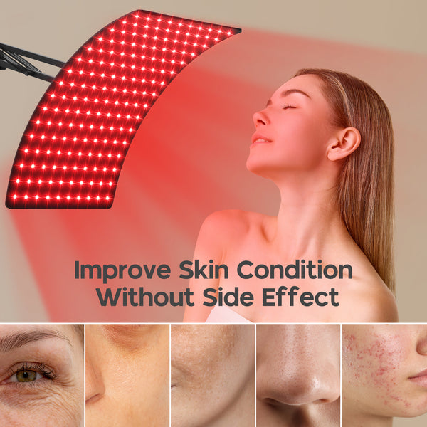 Red Light with Remote Control for Face and Body, 660nm Deed Red Light and 850nm Near Infrared LED Red Light Device at Home for Body