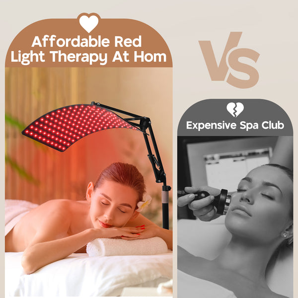 Red Light with Remote Control for Face and Body, 660nm Deed Red Light and 850nm Near Infrared LED Red Light Device at Home for Body