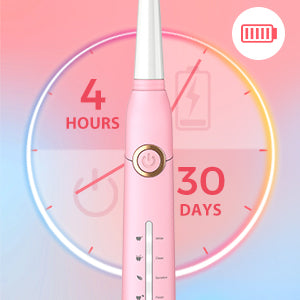 126AP Electric Toothbrush with 8 Heads Pink