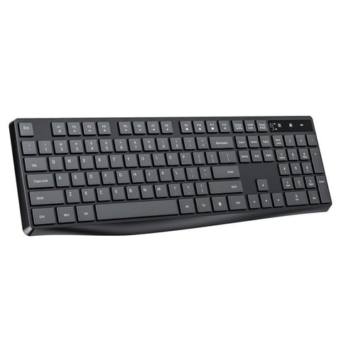 Victsing Wireless Keyboard, 2.4G USB Ergonomic Keyboard