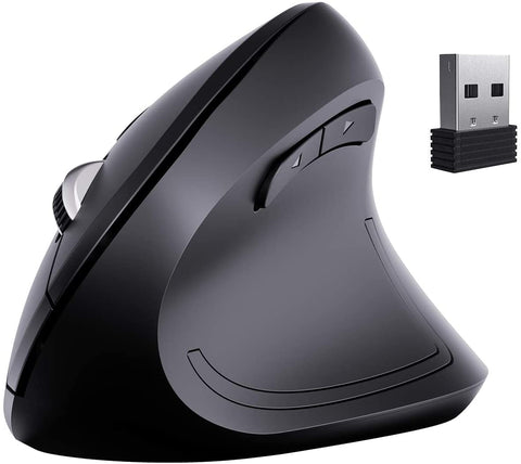 VictSing Upgraded Ergonomic Vertical Wireless Mouse