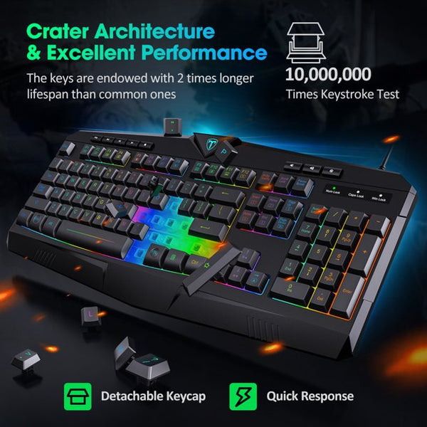USB Wired RGB Gaming Keyboard
