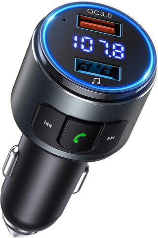 Upgraded V5.0 Bluetooth FM Transmitter for Car