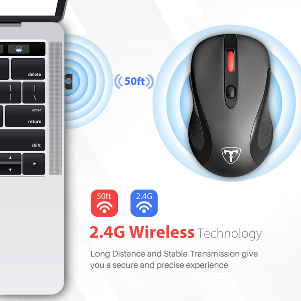 VicTsing Wireless Mouse, 2.4G USB Optical - VicTsing