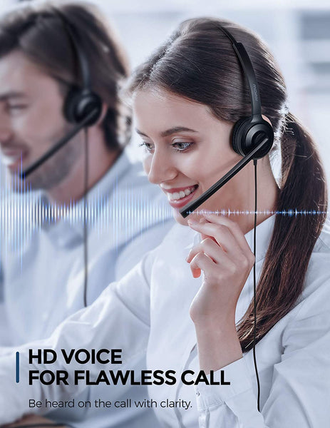 Mpow BH459A Single-sided 2.5mm & USB Headset with Microphone