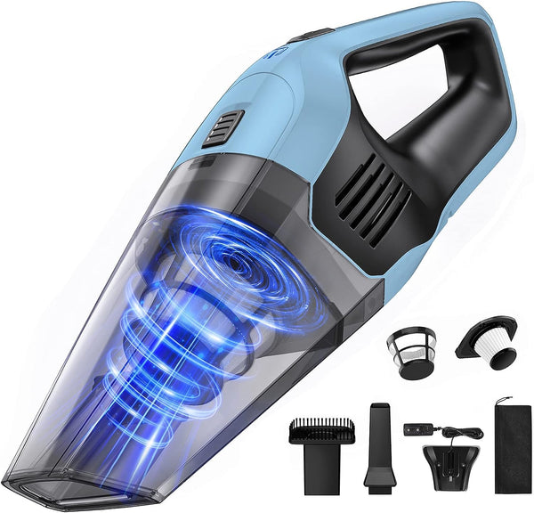 Handheld Vacuum Cleaner Cordless, 8000Pa Strong Suction Portable Hand Vacum Cordless