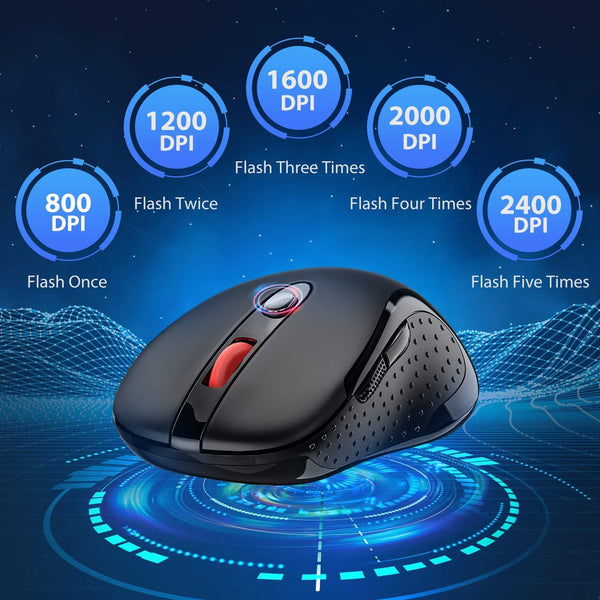 VicTsing Wireless Mouse, 2.4G USB Optical - VicTsing