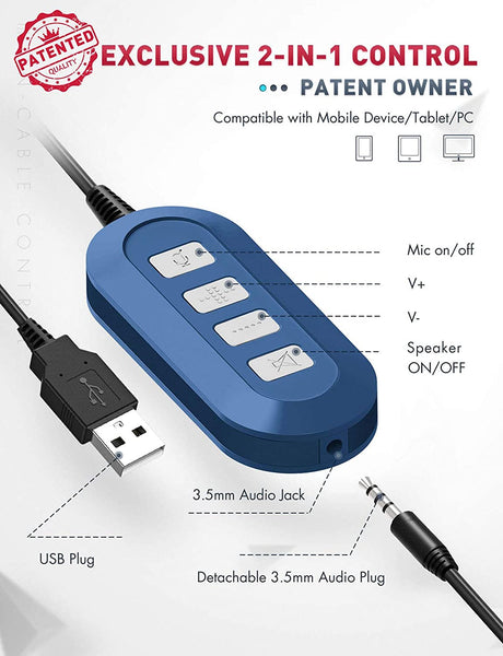 Mpow 071 USB Headset with Microphone