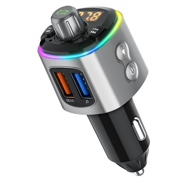 US ONLY |  (Upgraded Version) FM Transmitter Bluetooth for Car