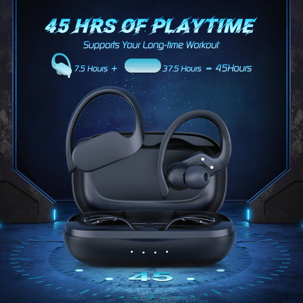 Wireless Earbuds Sport, R1 Bluetooth 5.1 Earphones Earhook