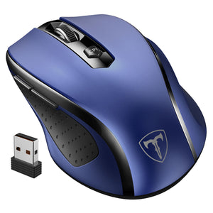 VictSing MM057 2.4G Wireless Optical Mouse Blue