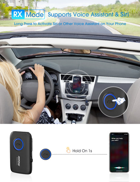 MPOW BH390B Bluetooth Transmitter & Receiver