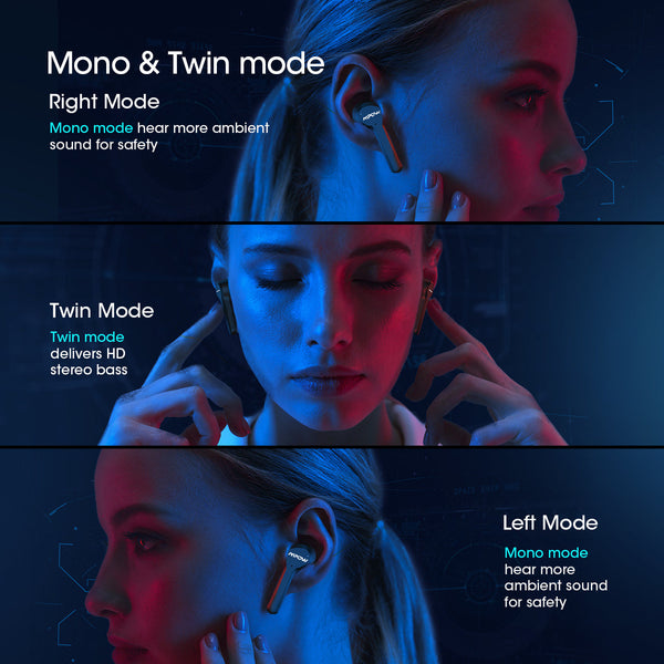 Mpow M9 Wireless Earbuds with 4 Mics Noise Cancellation