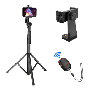 MPOW 62" Selfie Stick Tripod, Bluetooth Remote ,Lightweight, 360° Rotation 194AB