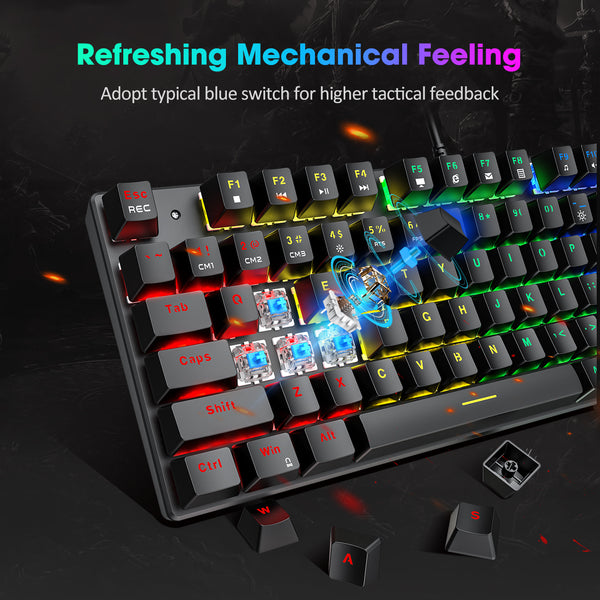 Mechanical Gaming Keyboard-PC244AB