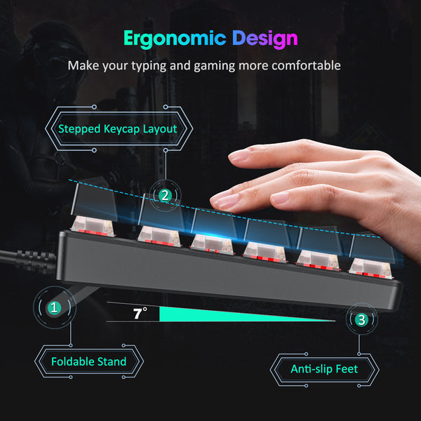 Mechanical Gaming Keyboard-PC244AB