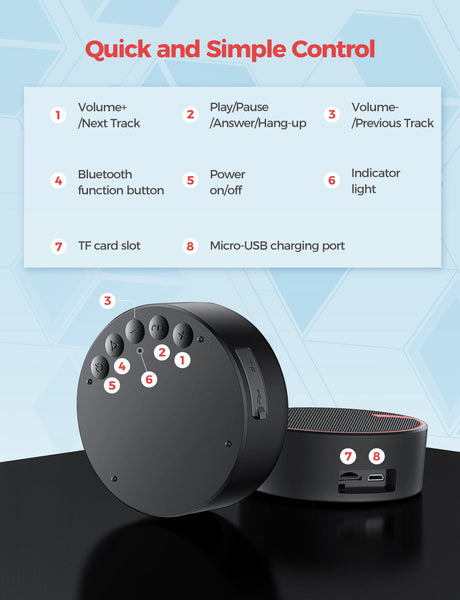 MPOW Soundhot Q2 Bluetooth Shower Speaker