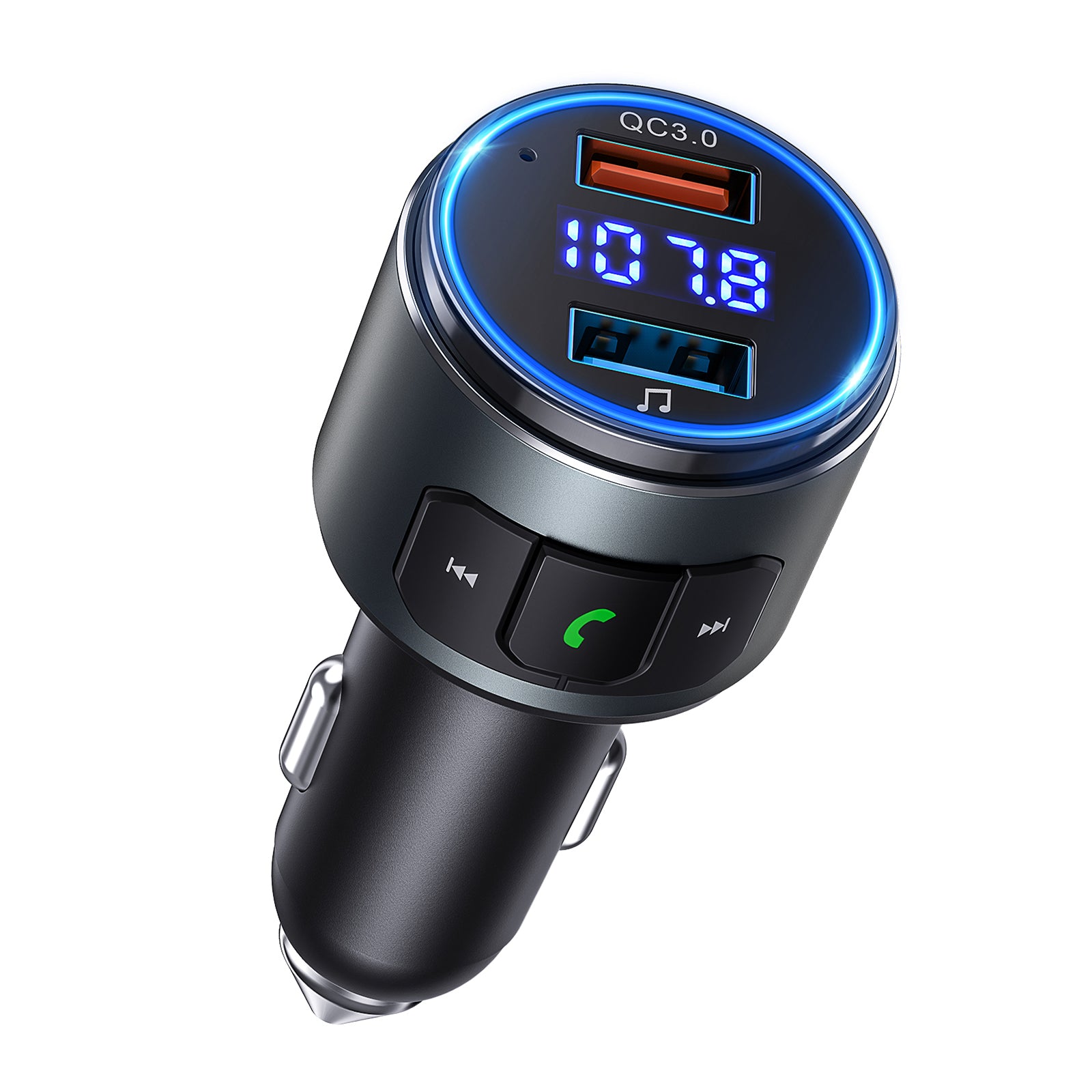 Bluetooth FM Transmitter Auto MP3 Player 2 USB Stick KFZ AUX