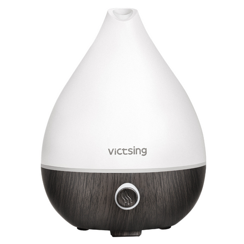 VicTsing Essential Oil Diffuser, 130ml Essential Oils Diffuser & Humidifier Aroma Diffuser with 8 Light Colors