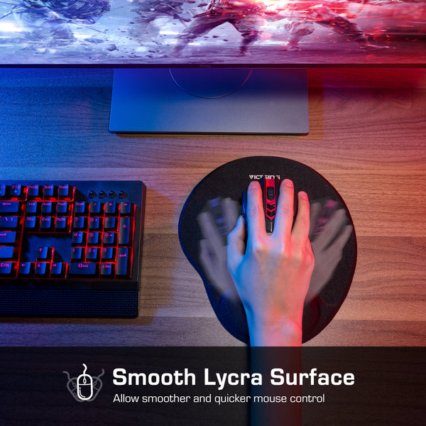 VicTsing Ergonomic Mouse Pad With Gel Wrist Rest Support-US07