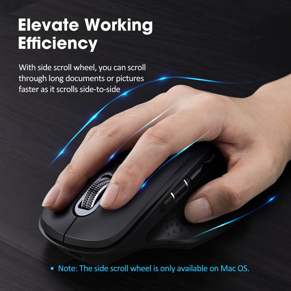 Rechargeable 2.4GHz Wireless Bluetooth Mouse