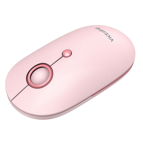 VictSing Slim Wireless Mouse Pink