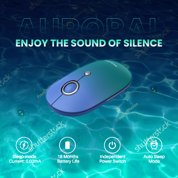 VictSing Slim Wireless Mouse