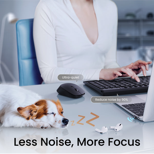 PC321 Ergonomic Wireless Keyboard Mouse Combo